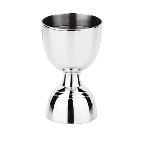 Cocktail measuring cup silver