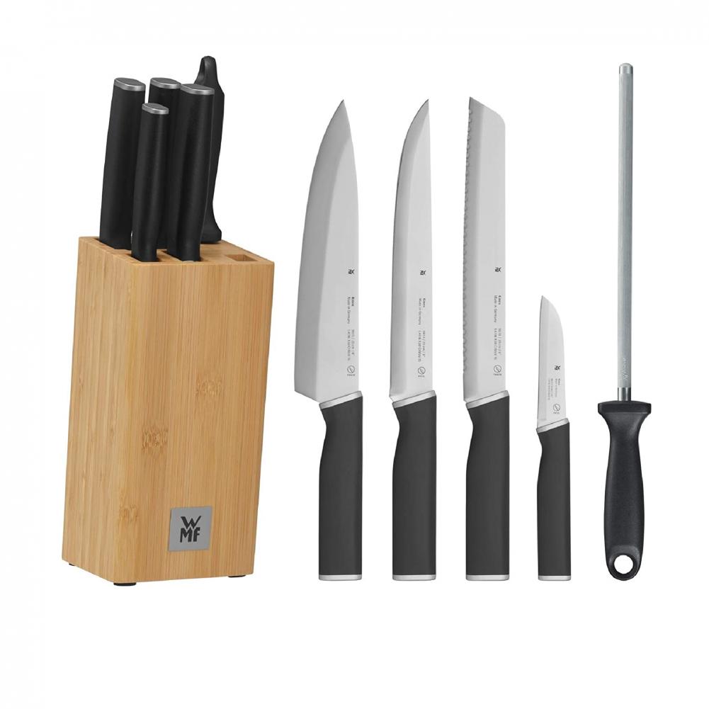 Giesser lunghezza lama 25 cm coltello PrimeLine Chef coltello universale con lama ondulata con distanza donda di 10 mm coltello da lavoro per affettare Coltello professionale 