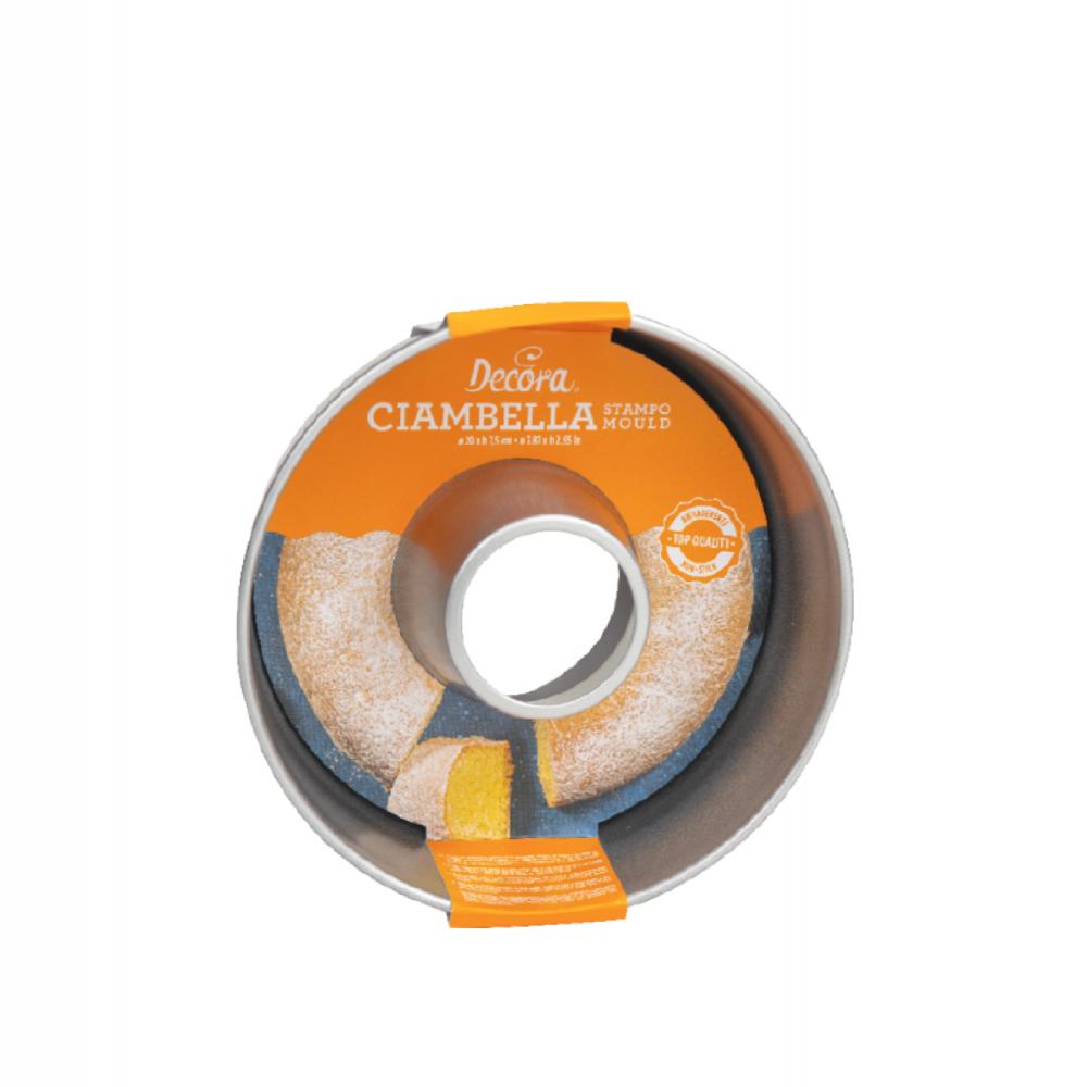 Stampo ciambella savarin in acciaio antiaderente - 20 cm