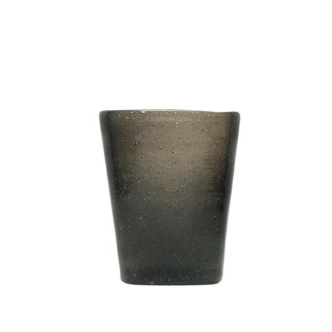 Memento glass - Bicchiere Acqua 1 pz 30 cl - Black Transparent 